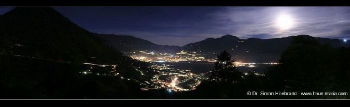 Haus Maria V&ouml;llan: Aussicht bei Nacht